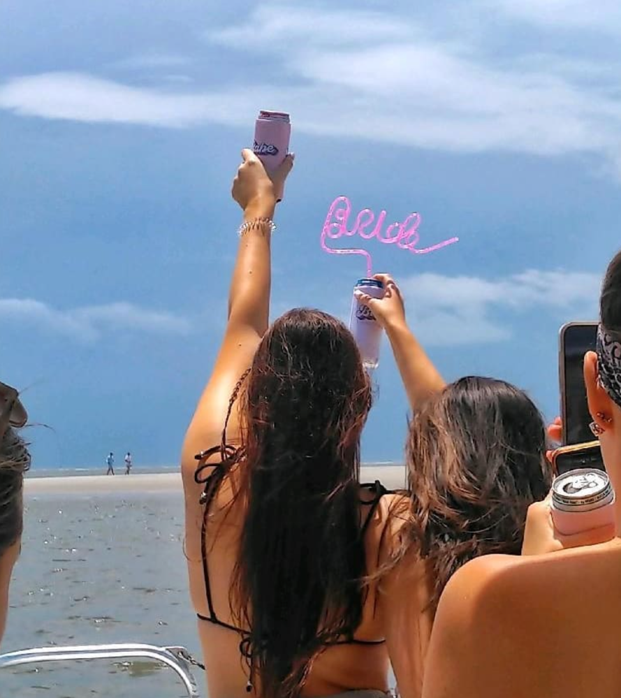 a couple of people on a beach